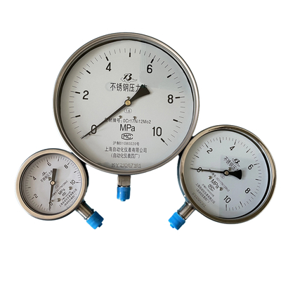 Y-62B-F不锈钢压力表