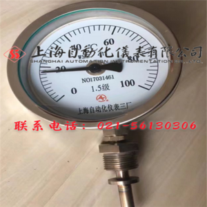 WSS-411双金属温度计上海自动化仪表三厂